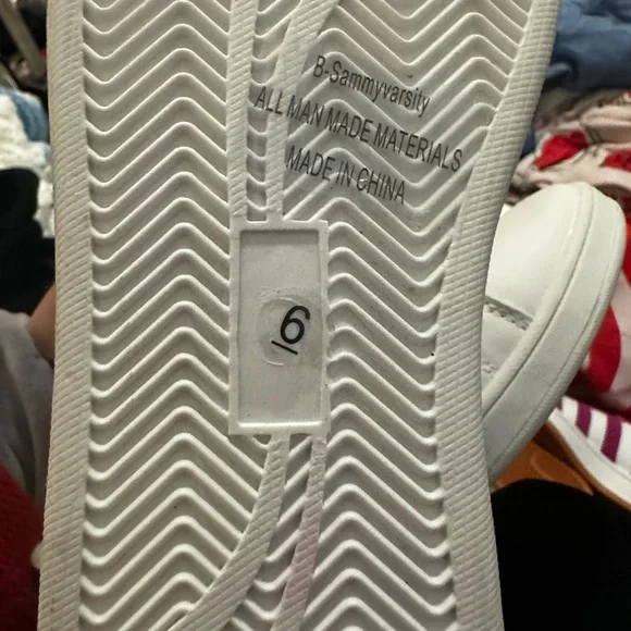 Beverly Hills Polo Club White Sneakers - Women's Size 6 - Picture 3 of 6